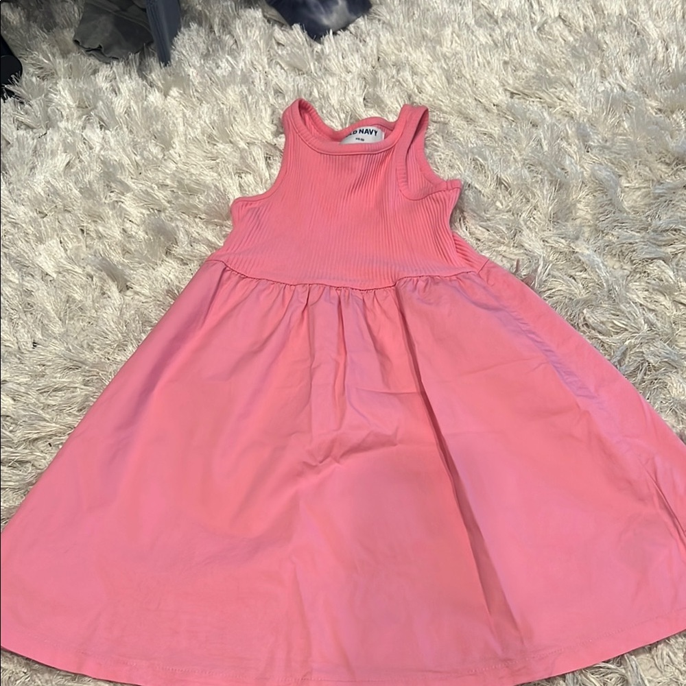 Pink Sleeveless Kids Dress